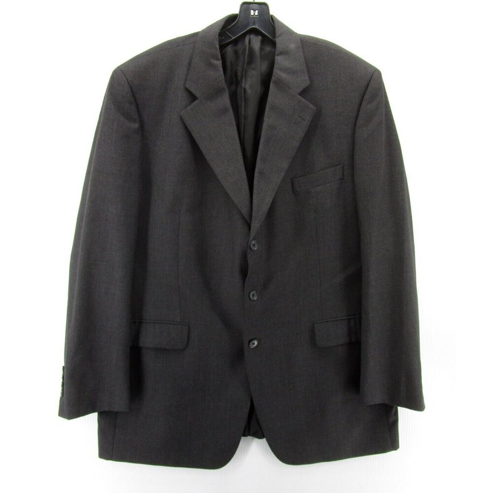 Jack Victor Blazer 48 Long Jacket Wool Sport Coat Super 100 Business